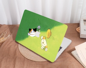 Funda rígida para MacBook Air 11/13, M1/M2/M3/M4 (modelo 2025), MacBook Pro 14/15/16 (modelo A2338 y A3112), con nombre personalizado.