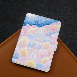 Dreamy Pink Palace Kindle Case Paperwhite 6.8/7 Case,Kindle 10th 11th,Personalization Kindle Paperwhite Cover,2026 Kindle Case,Gift for Her