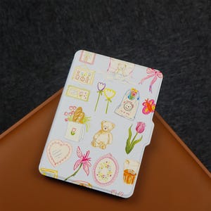 Funda para Kindle Paperwhite de 6.8" con ilustraciones de osos, Kindle 10.º y 11.º, funda personalizada para Kindle Paperwhite, nueva funda para Kindle (2024)