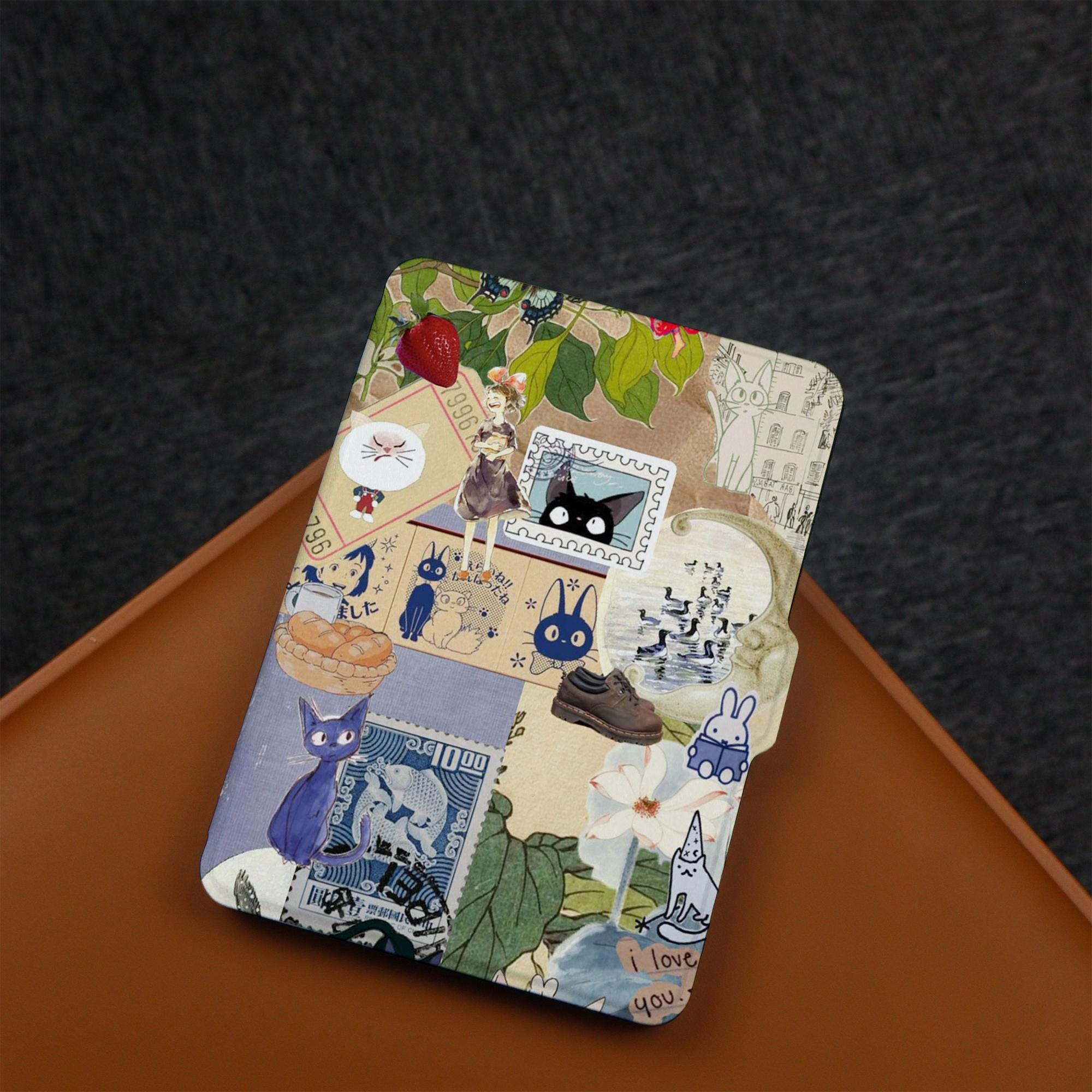 Collage with Cats, Food, Nature Kindle Case Paperwhite Case, Kindle 10th 11th, Personalization Kindle Paperwhite Cover 2024, Gift for Mom