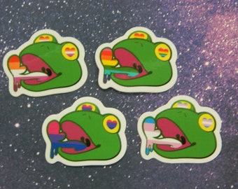 Pegatinas de vinilo Frog Pride