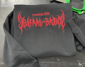 Baldur's Gate 3 Astarion embroidered, Baldur's Gate pullover, Astarion tattoo apparel, gift for gaming enthusiast, sweatshirt for gamer