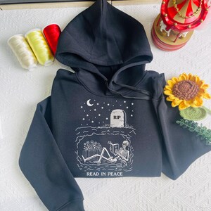 Bookish Embroidered Shirt, Book Lover Clothing, Reading Embroidered Shirt, Gifts for Readers, Banned Books Shirt, Book Lovers Gifts