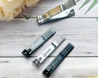 Personalized Engraved Nail Clipper - Custom Stainless Steel Anniversary Gift