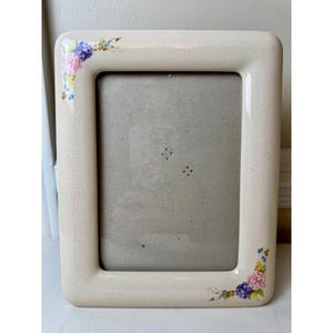 Vintage Ceramic Picture Frame - Etsy