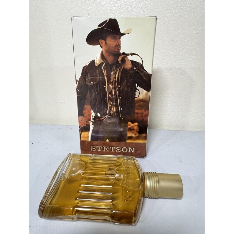 VTG STETSON Oringinal Collectors Edition Cologne Splash 2.25 Fl oz by Coty image 5