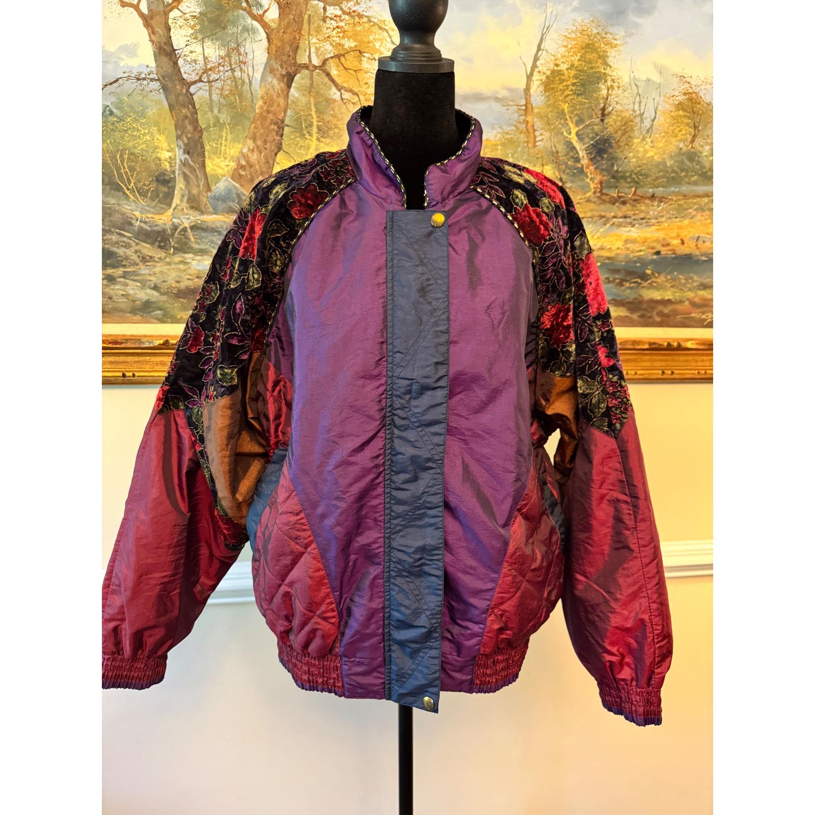 90s Floral Windbreaker - Etsy