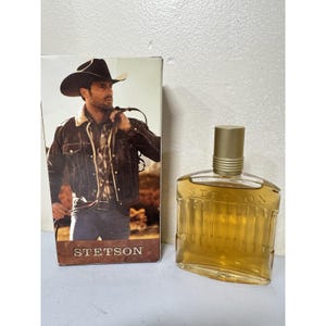 VTG STETSON Oringinal Collectors Edition Cologne Splash 2.25 Fl oz by Coty image 2
