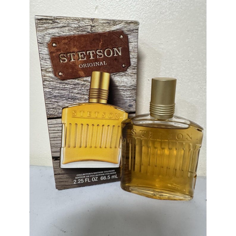 VTG STETSON Oringinal Collectors Edition Cologne Splash 2.25 Fl oz by Coty image 1