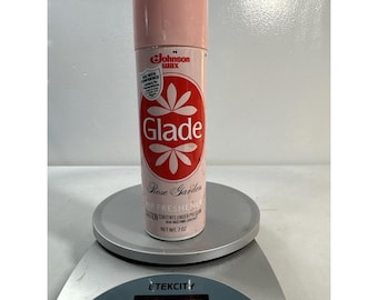 VTG Rare Pink 1980s GLADE Rose Garden Air Freshener Spray Can S.C. Johnson 7 Oz