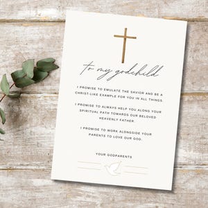 Regalo de bautismo católico, carta de bautismo, regalo de bautismo católico, BAUTISMO CATÓLICO, minimalista, instantáneo, descarga