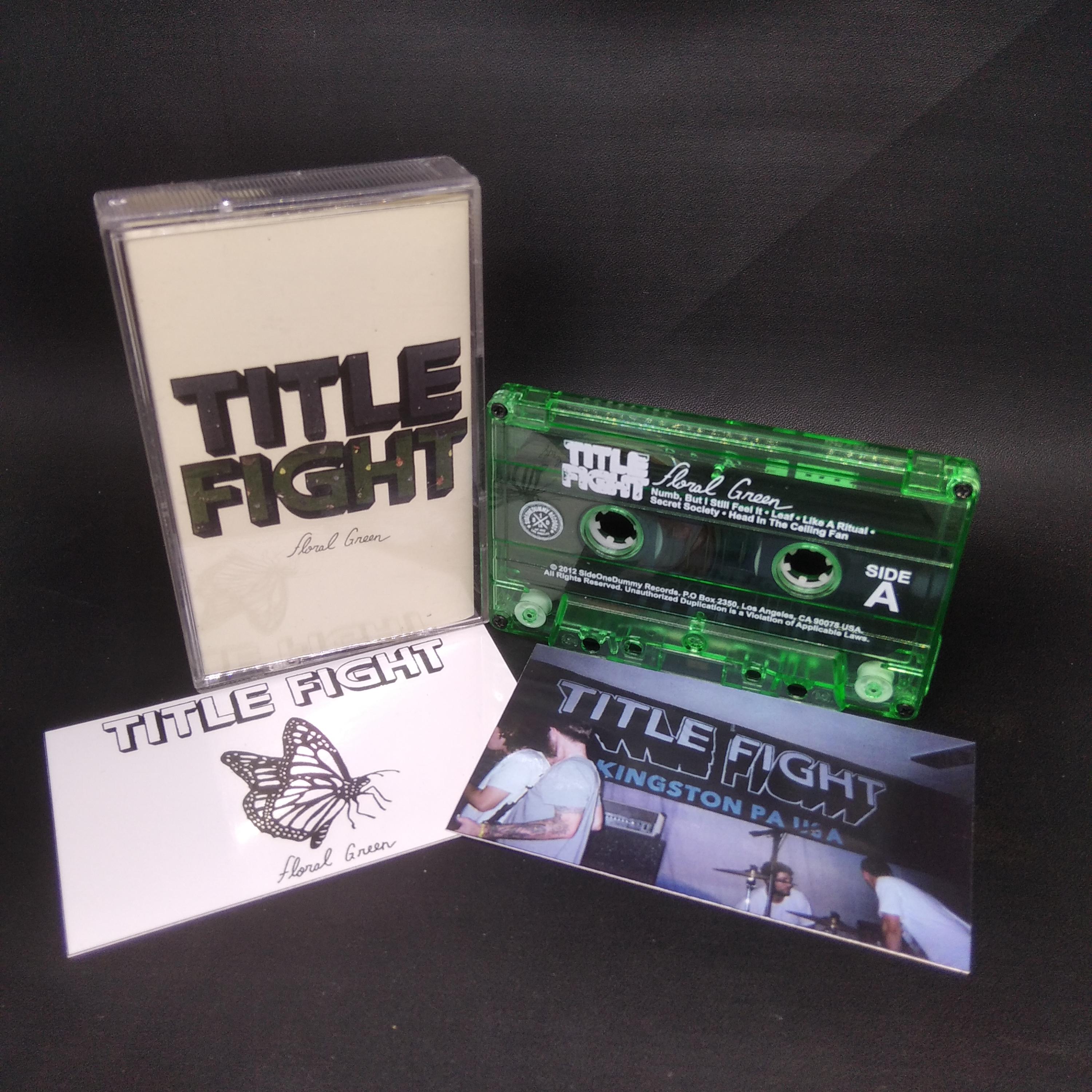 Title Fight Floral Green Cassette Tape - Etsy