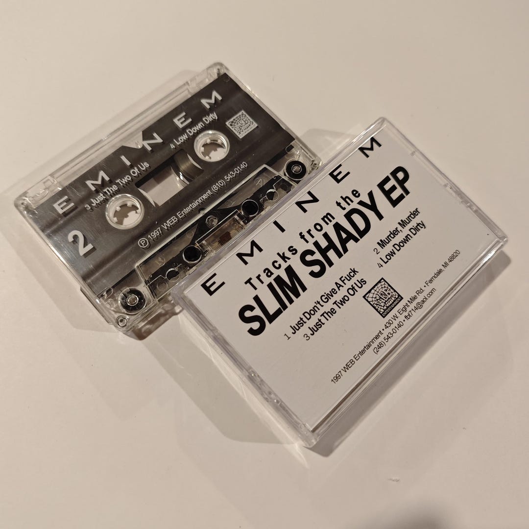 Eminem Tracks From the Slim Shady EP Cassette Tape - Etsy Eminem Tracks From the Slim Shady EP Cassette Tape - Etsy
