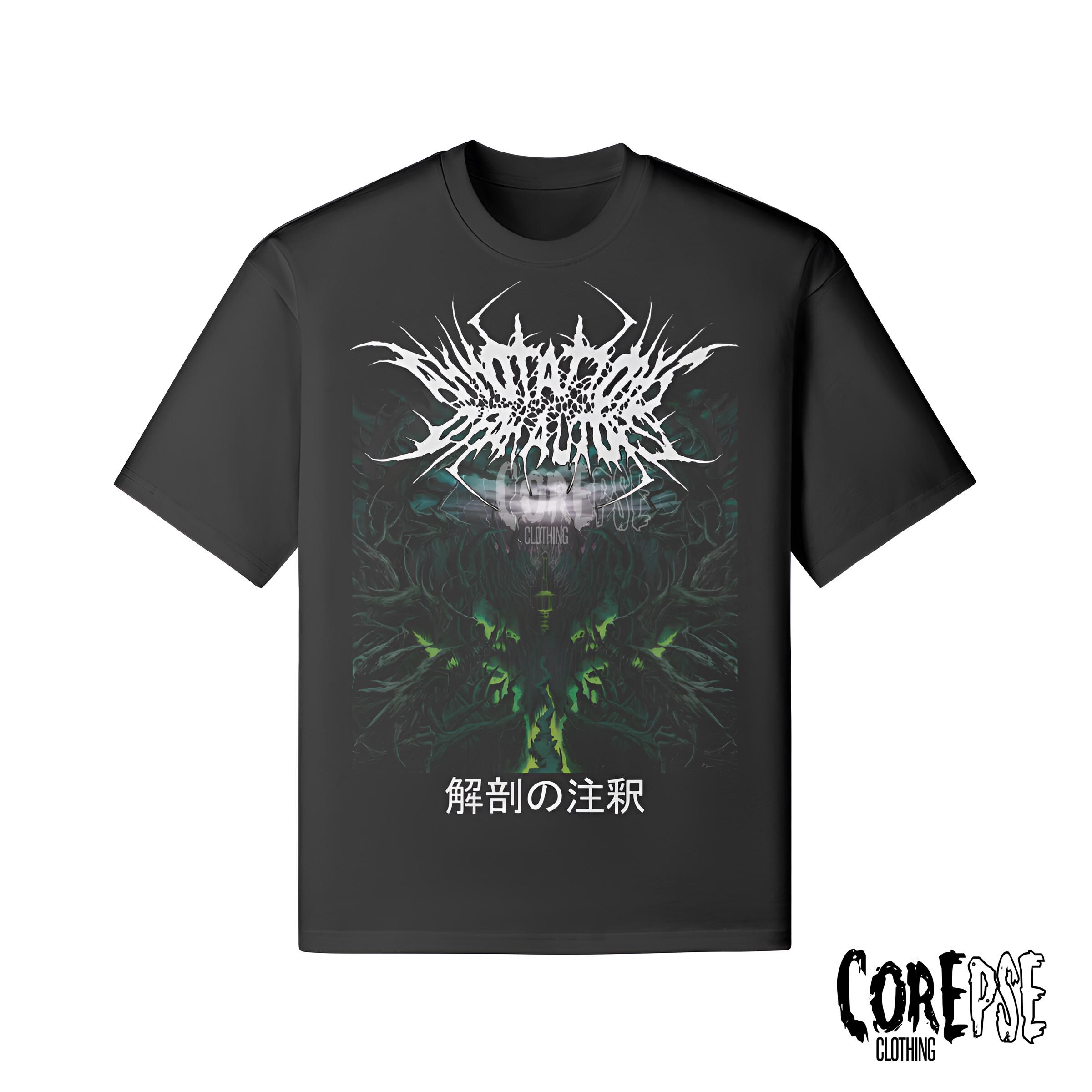 Annotations of an Autopsy T-shirt (classic & Boxy Fit) Deathcore 