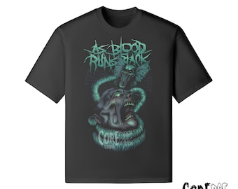 As Blood Runs Black T-shirt (Classic & Boxy fit) Deathcore Metal