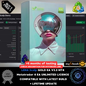 v3.2 LENA Scalp Gold EA Forex Robot Metatrader MT4 Expert Advisor unlimited licence and free lifetime update, Autotrader financial trading
