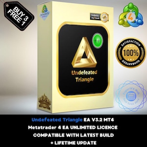 v3.2 Undefeated Triangle EA MT4 Robot Metatrader Expert Advisor unlimited licence and free lifetime update, Autotrader financial trading