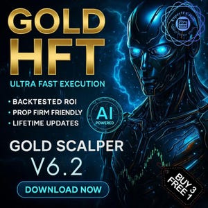 v6.2 HFT Fast M1 Gold Scalper EA Metatrader MT4 Expert Advisor unlimited licence and free lifetime update, Autotrader financial trading