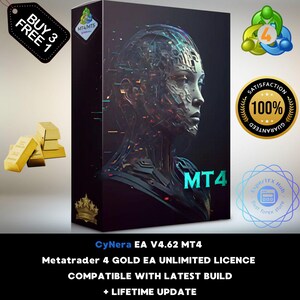 v4.62 CyNera EA Gold Forex Expert Advisor Metatrader 4 MT4 Auto Trading Robot unlimited licence with lifetime updates financial trading bot