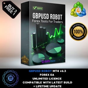 v6.3 GBPUSD Robot EA Forex Robot Metatrader MT4 Expert Advisor unlimited licence and free lifetime update, Autotrader financial trading