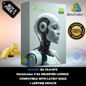 v1.8 Goldex EA Forex Robot Metatrader MT5 Expert Advisor unlimited licence and free lifetime update, Autotrader financial trading