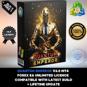 v6.0 Quantum Emperor EA Forex Robot Metatrader MT4 Expert Advisor unlimited licence and free lifetime update, Autotrader financial trading