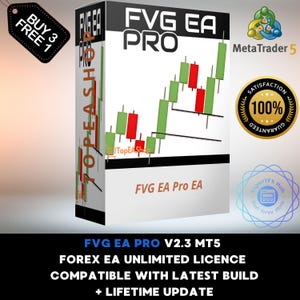 v2.3 FVG EA Forex Robot Metatrader MT5 Expert Advisor unlimited licence and free lifetime update, Autotrader financial trading