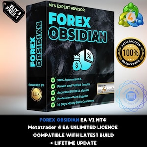 v1 Forex Obsidian EA Forex Robot Metatrader MT4 Expert Advisor unlimited licence and free lifetime update, Autotrader financial trading