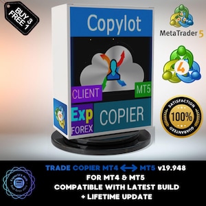 MT4 and MT5 Trade Copier EA Forex Expert Advisor, Metatrader Trading Robot unlimited licence with lifetime updates, financial trading bot