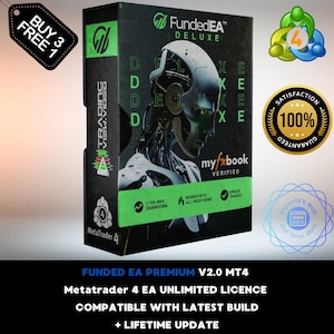 v2.0 Funded EA Premium Forex Robot Metatrader MT4 Expert Advisor unlimited licence and free lifetime update, Autotrader financial trading