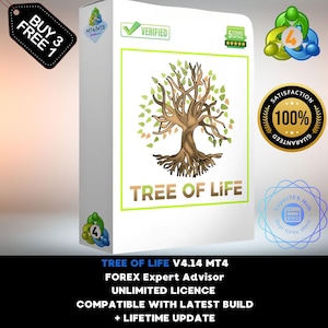v1.4 Tree of Life EA Forex Robot Metatrader MT4 Expert Advisor unlimited licence and free lifetime update, Autotrader financial trading