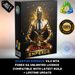 v6.0 Quantum Emperor EA Forex Robot Metatrader MT4 Expert Advisor unlimited licence and free lifetime update, Autotrader financial trading