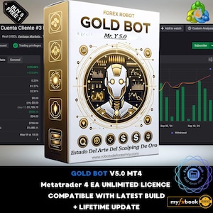 v5.0 Gold Robot DE RDO EA Forex Robot Metatrader MT4 Expert Advisor unlimited licence and free lifetime update, Autotrader financial trading