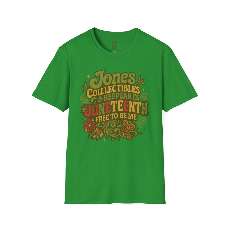 Juneteenth Celebration T-Shirt, Unisex Softstyle Tee for Festivals, Freedom Events, Gifts, Heritage Celebrations, Family Reunions image 2
