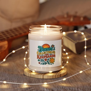 Personalized Scented Soy Candle | Eco-Friendly Gift, Home Décor, Aromatherapy, Relaxation, Unique Wedding Favors