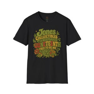 Juneteenth Celebration T-Shirt, Unisex Softstyle Tee for Festivals, Freedom Events, Gifts, Heritage Celebrations, Family Reunions image 7