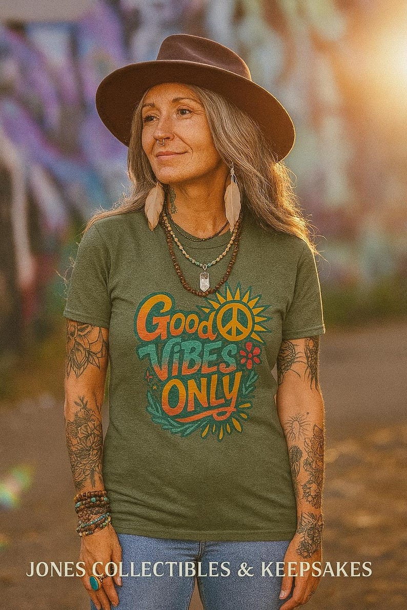Good Vibes Only Unisex Softstyle T-Shirt, Positive Message Tee, Casual Wear, Gift for Friends, Summer Fashion, Eco-Friendly T-Shirt image 7
