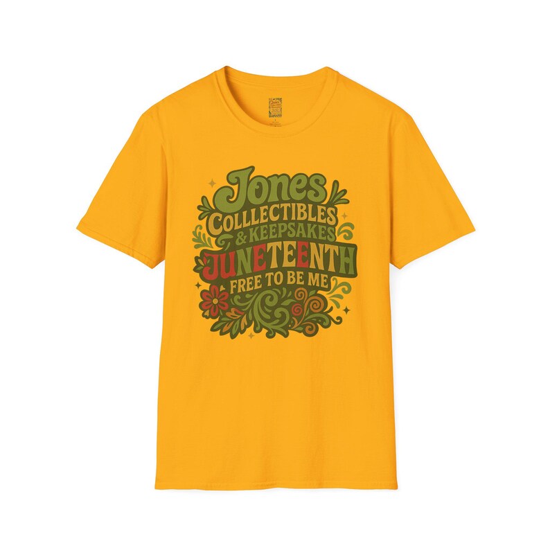Juneteenth Celebration T-Shirt, Unisex Softstyle Tee for Festivals, Freedom Events, Gifts, Heritage Celebrations, Family Reunions image 8