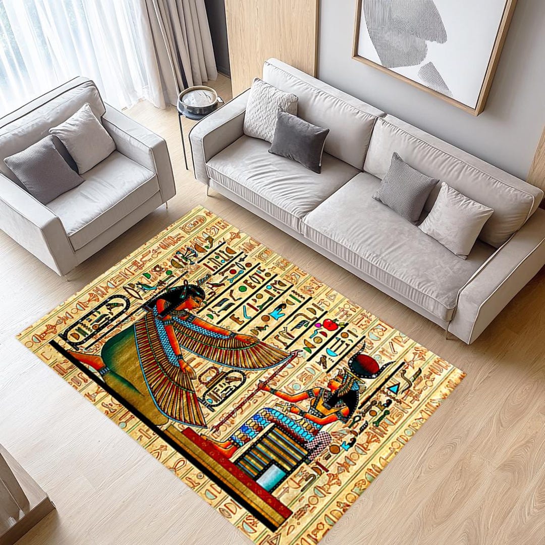 Ancient Egypt Art Rug, Ancient Rug, Egypt Art Rug,ancient Egyptian Rug ...