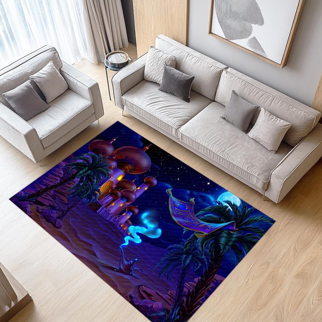 Purple Aladdin's and Flying Rug, Purple Magic Rug, for Living Room ...