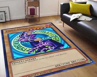 Dark Magician Rug: Anti-Slip Gaming Carpet