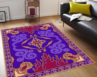 Aladdin Rug: Non-Slip Magic Carpet for Kids Room