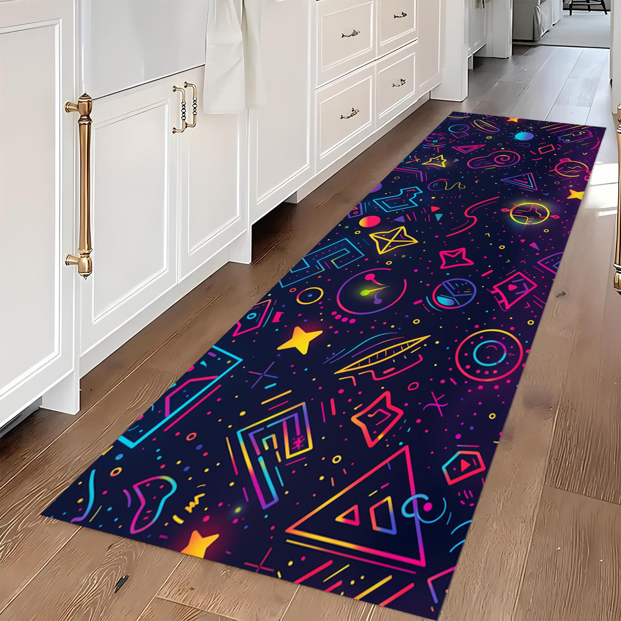 Vintage 90s Rug - Etsy