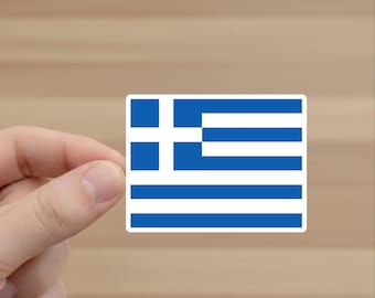 GRÈCE Grec Hellas Carte Forme, Silhouetté Hellenic, 130mm, Vinyle