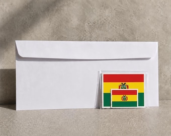 Bolivian Flag Sticker set | Water resistant Vinyl (Multiple Sizes)