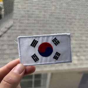 South Korean Iron on Patch | South Korea Heat press Patch