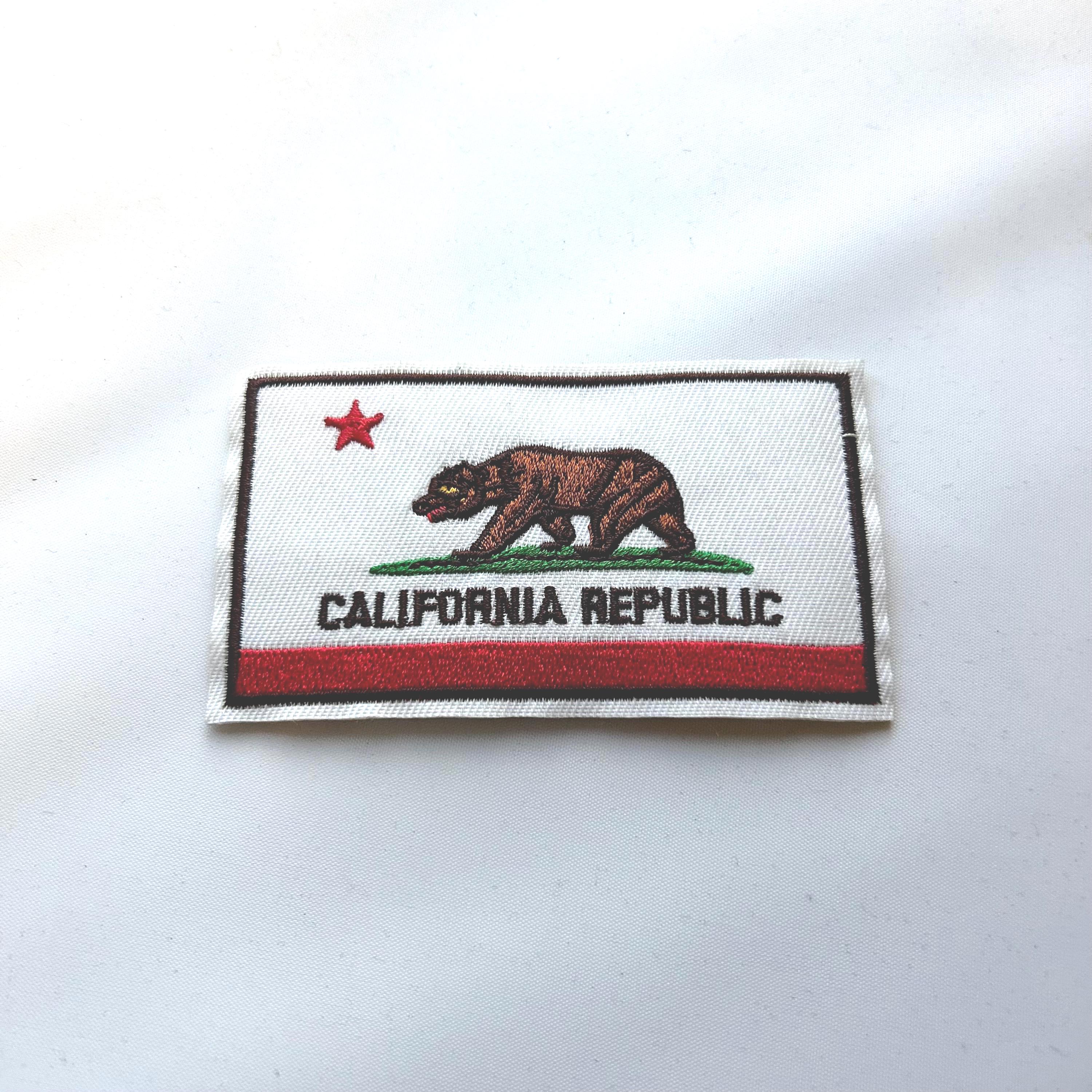 Parche Bordado De La República De California, Insignia Militar Cosida Con Gancho Y Bucle - AliExprs