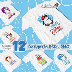 12 Father's Day cartoon designs, 12 PSD - PNG designs, digital designs, 11 oz, Father's Day, vintage, love, t-shirt