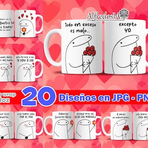 20 diseños caricatura san valentin frases parejas ,20 diseños en JPG - PNG ,diseños digitales, designs,san valentin,11oz,amor,flor,amor