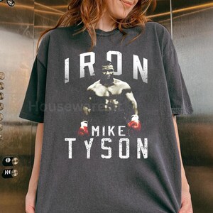 Vintage 90s Mike Tyson Comfort Colors Shirt Sport Boxing Graphic Tee